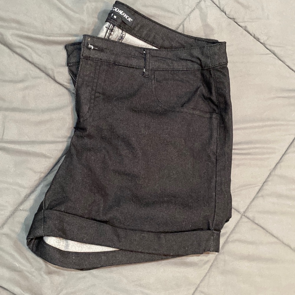 Miss Demeanor Black Shorts